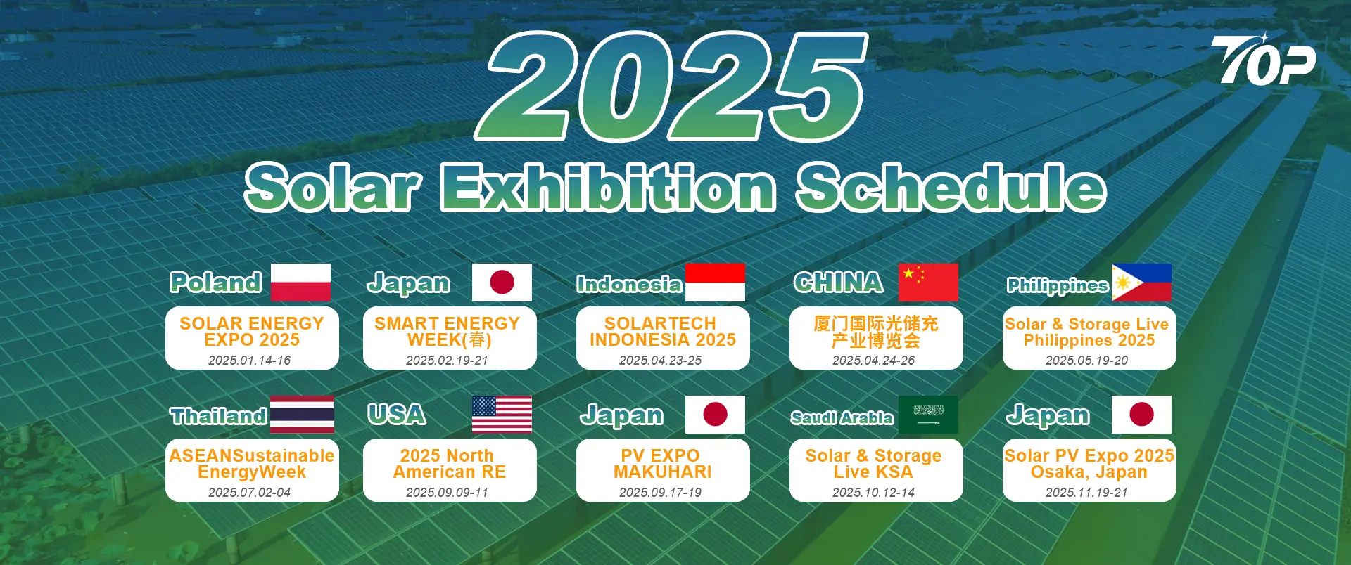 Jadual pameran solar